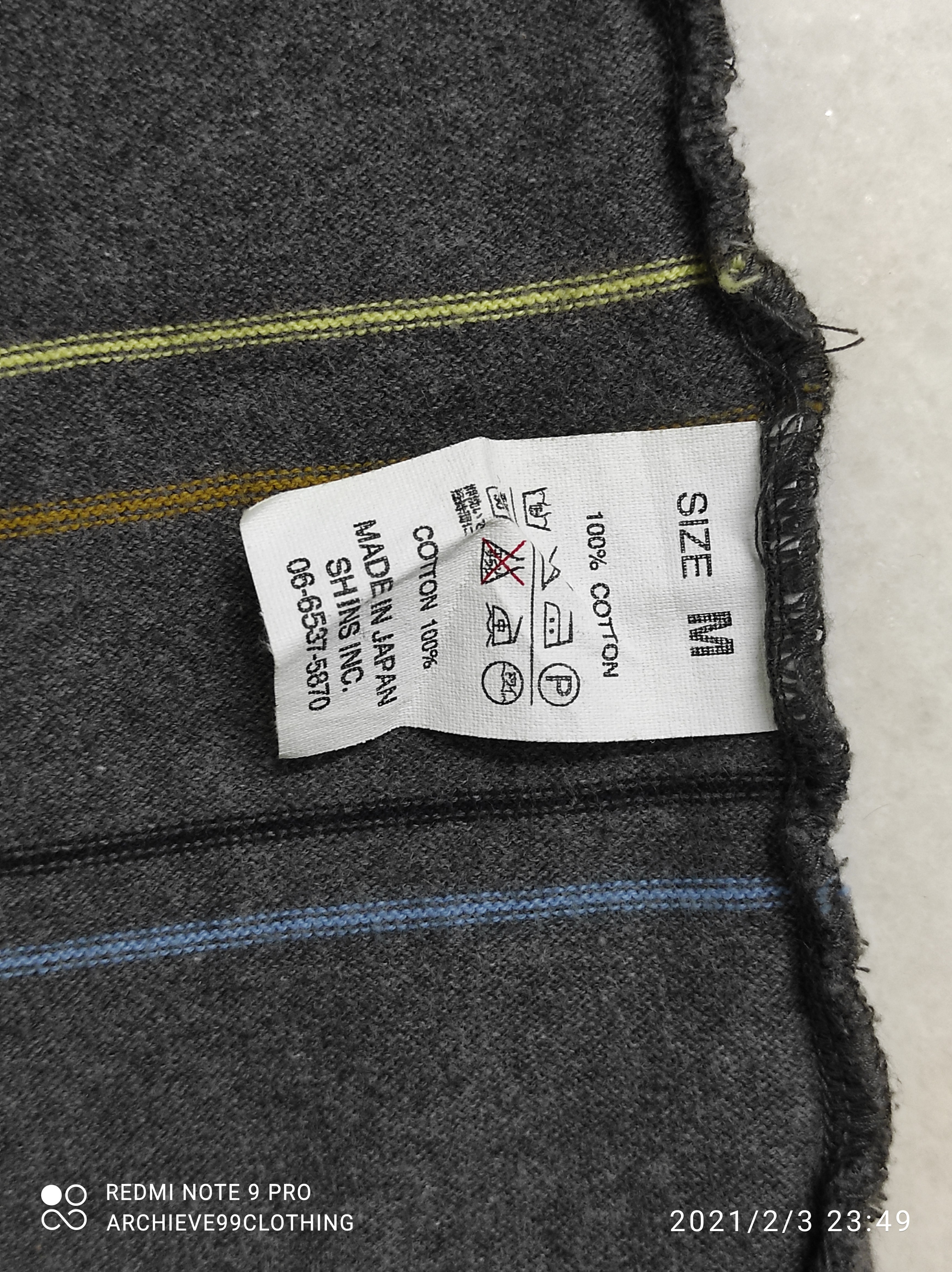 Denime - FW1999 DENIME Shins Inc Sweatshirt with Hoodie Japan - 4