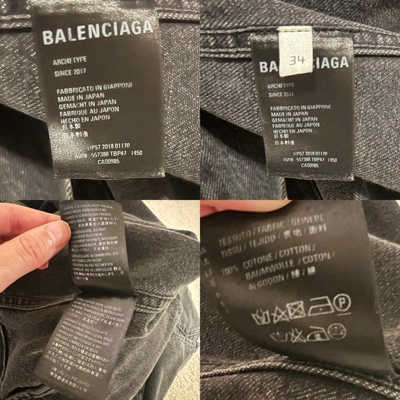 Balenciaga Denim Jacket in Bal Dirty Grey 2019 ‘like a man’ - 9