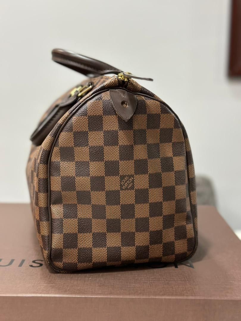 Authentic Louis Vuitton Damier Ebene Speedy 35 - 17