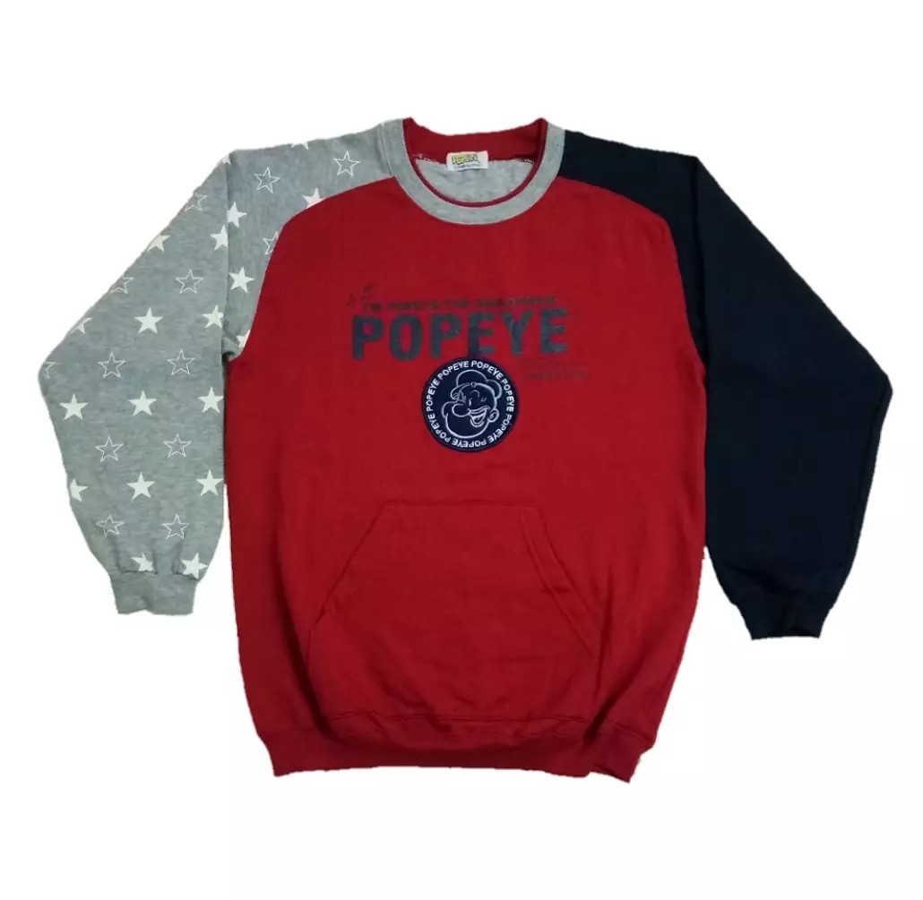 Gianni - Rare! GIANNI VALENTINO X Popeye cartoon Sweatshirt - 1