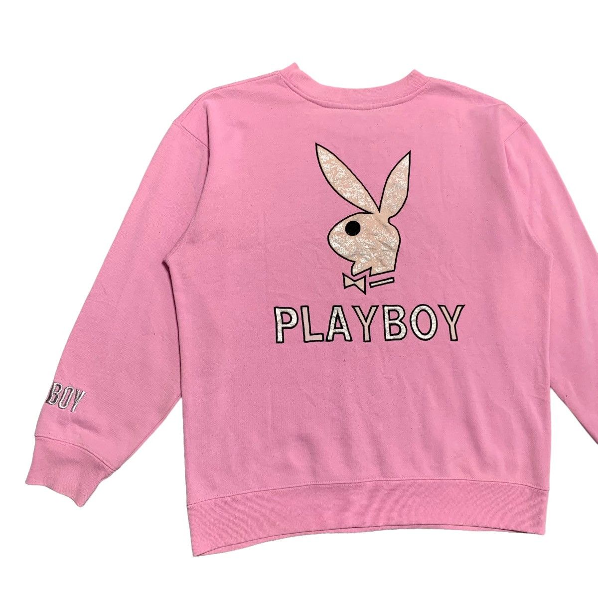 Vintage Playboy Big Logo Pink Sweatshirt - 2