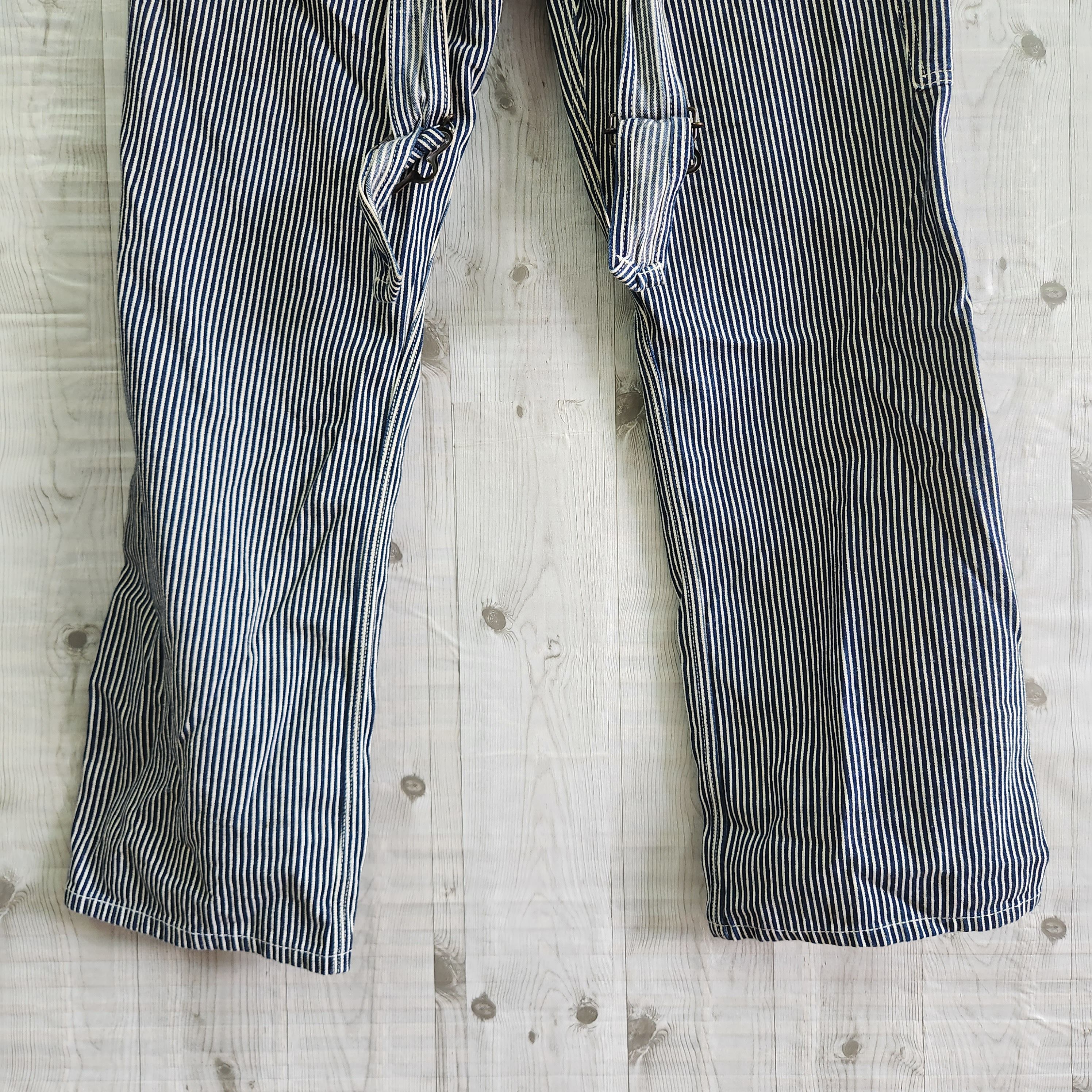 Vintage Hickory Big John Overall Classic Pockets - 9