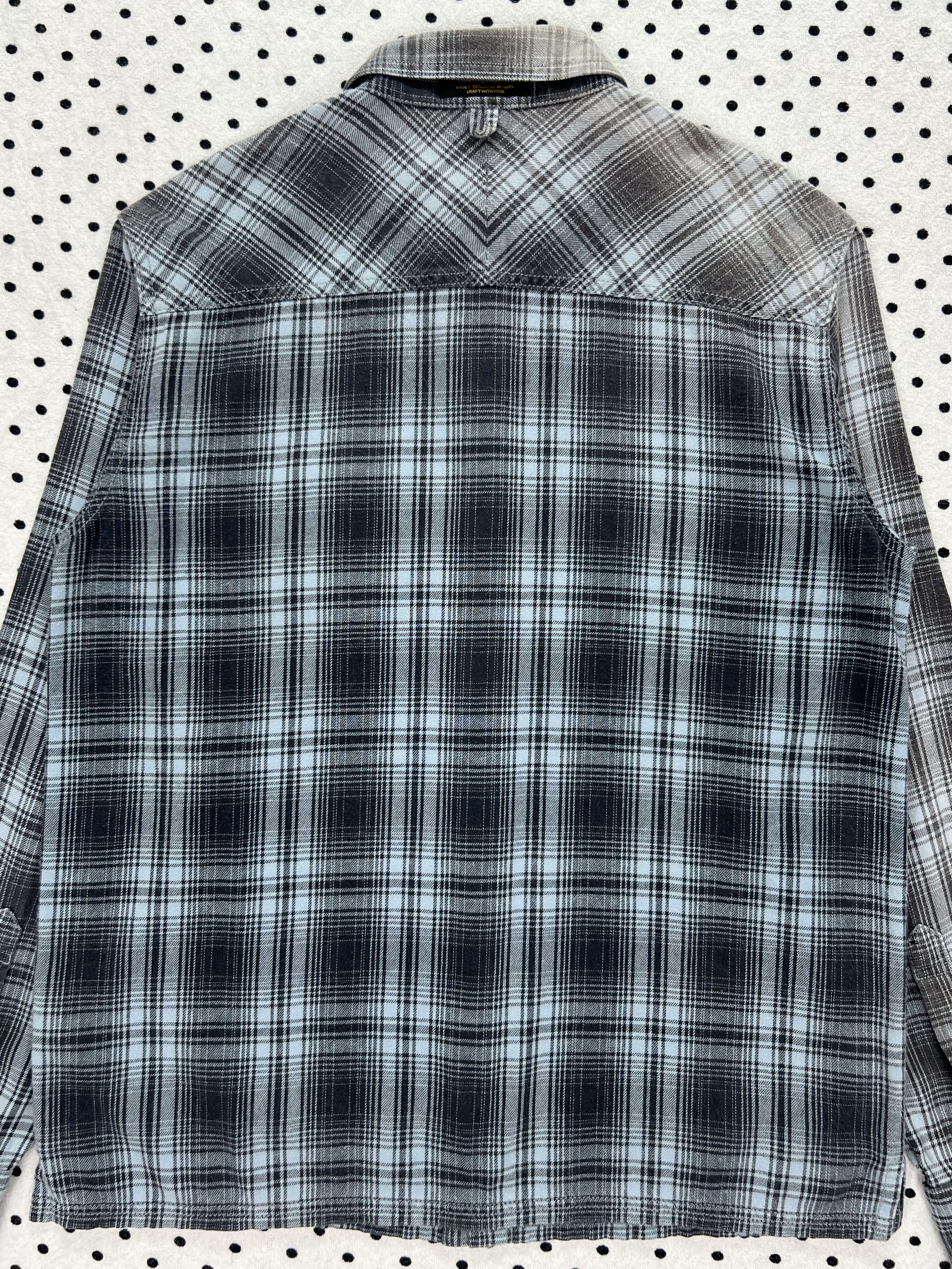 Neighborhood Sun Faded Plaid Logger Shirt - 4