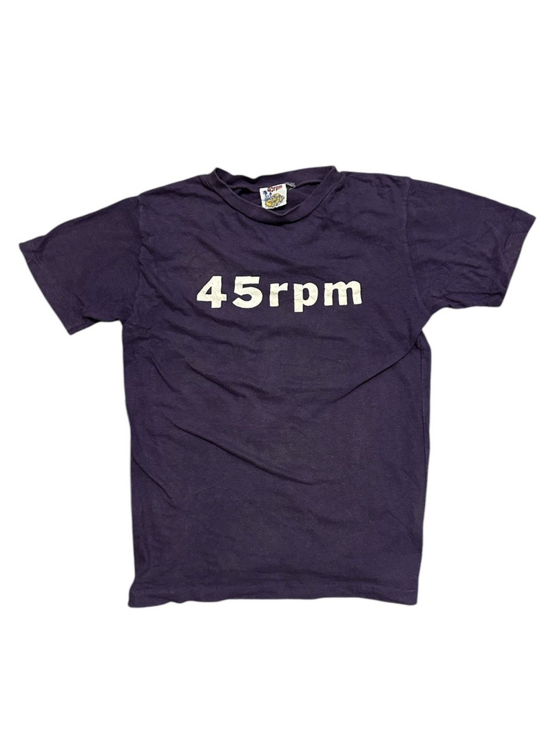 45Rpm Og Logo Japan Purple T-Shirt Fit S - 1