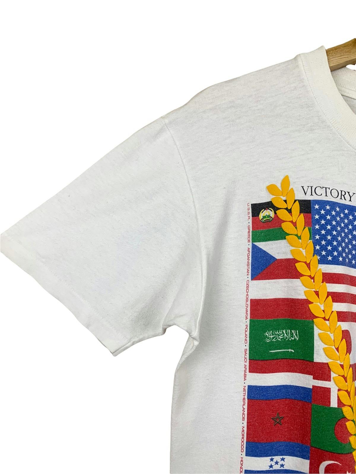 🔥VINTAGE 1991 VICTORY IN THE PERSIAN GULF WHITE T-SHIRT - 5