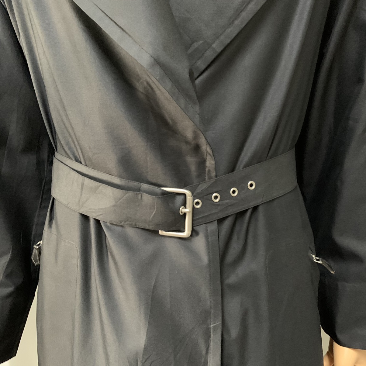 RARE🔥 Vintage 80's Hermes Paris 100% Silk Trench Coat #3931 - 5