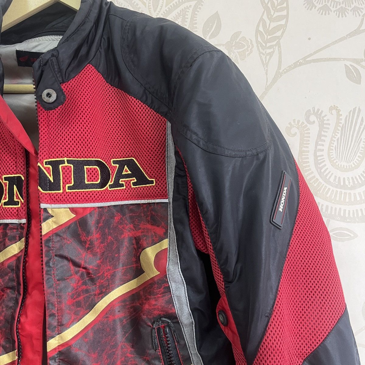 Vintage Honda Motor Sport Mesh Jacket Japan - 8