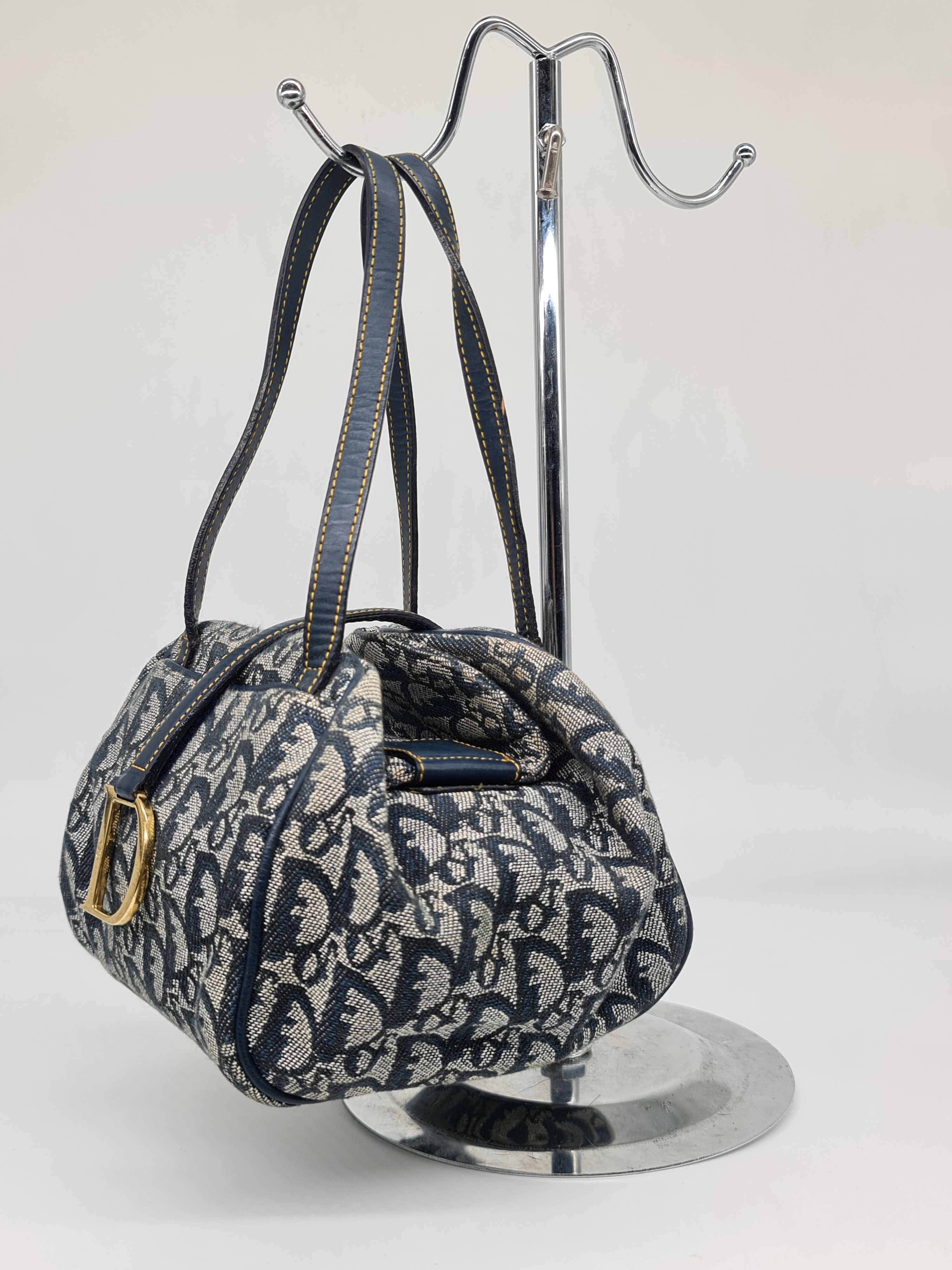 Christian Dior Oblique Trotter Mini Hand Bag - 5