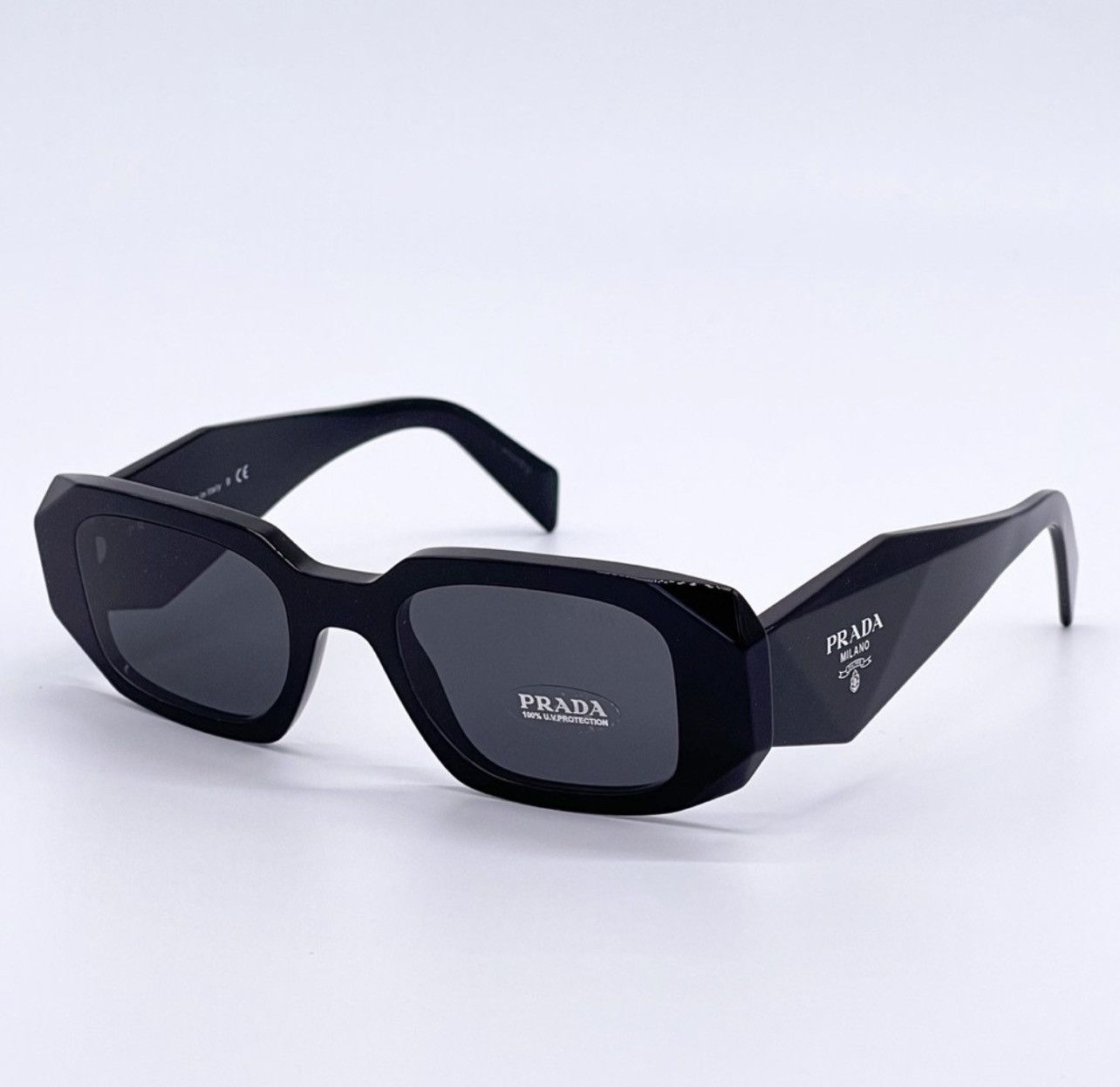 NEW PRADA PR17WS 1AB5S0 SUNGLASSES PRADA PR 17WS BLACK - 4