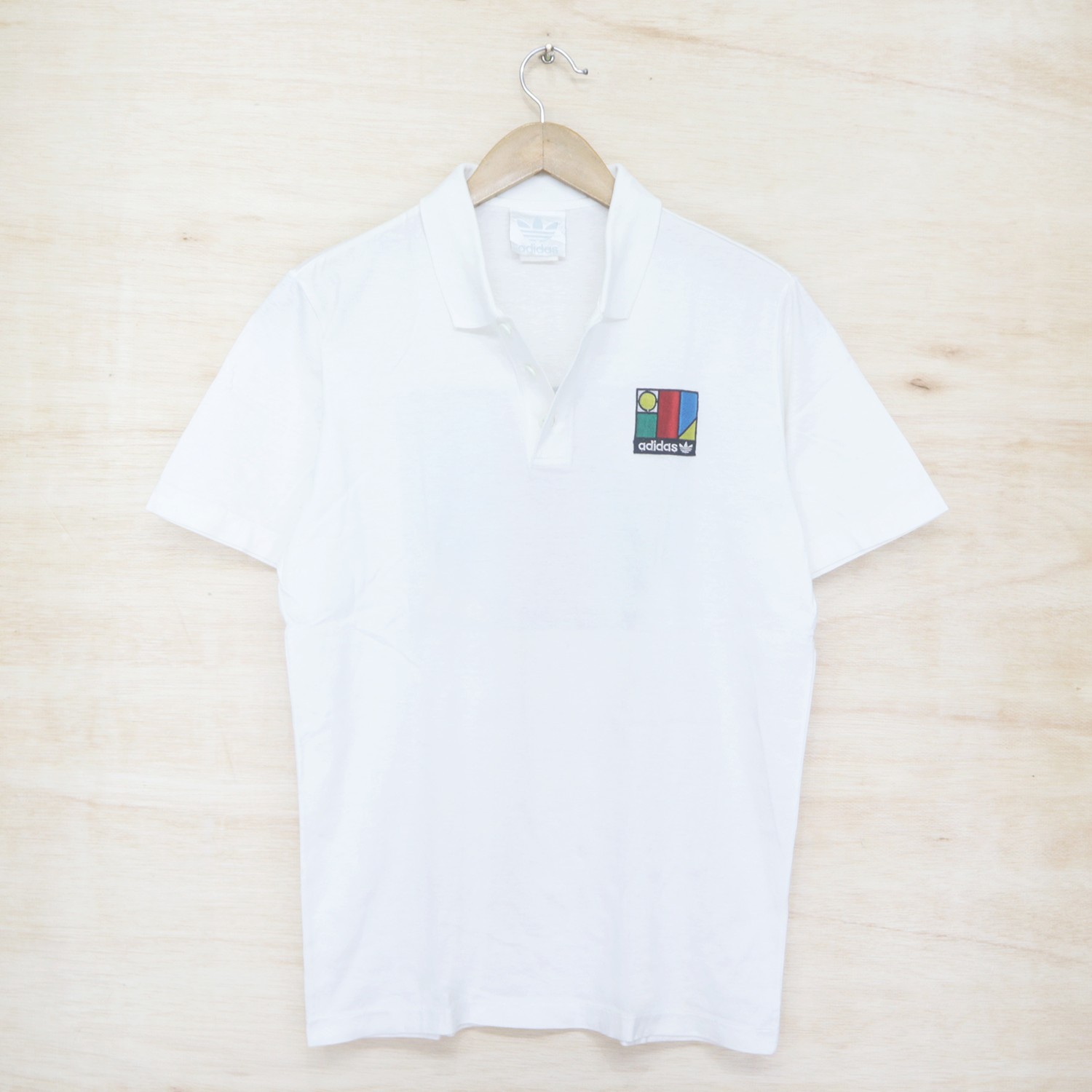 ［vintage］adidas polo shirt 80s 90s y2k Vintage 90s Y2K Adidas Polo Shirt Size Large Embroidered