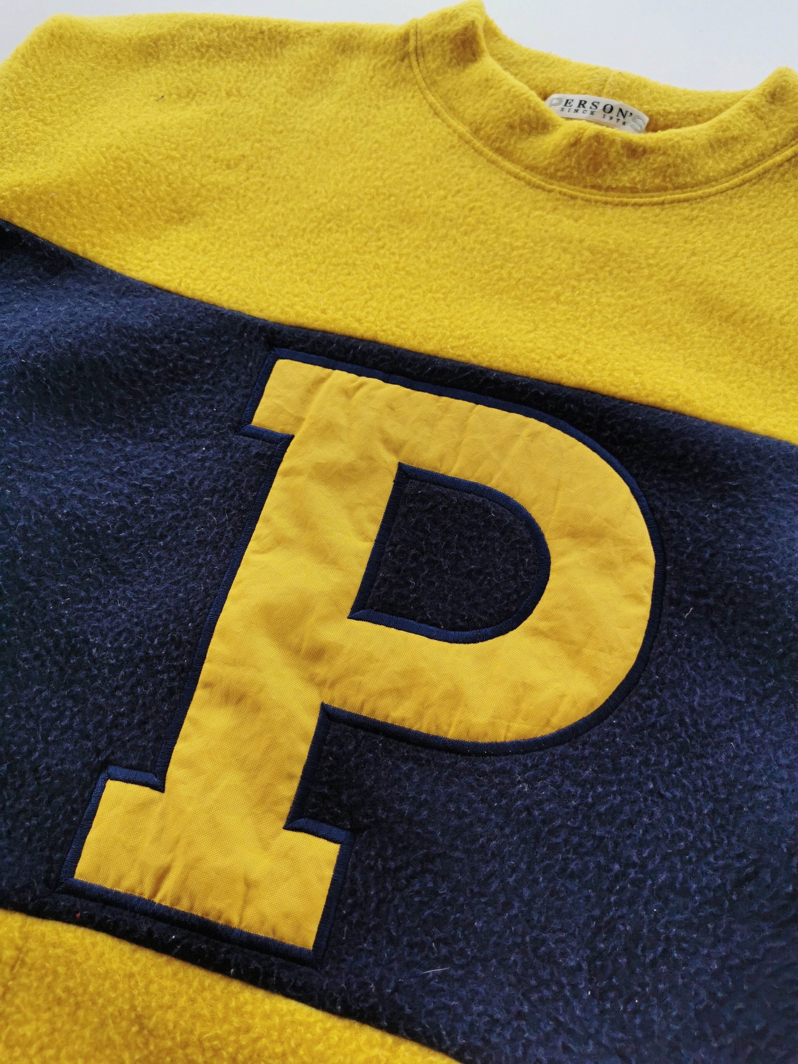 Vintage Persons P Logo Fleece Sweatshirt - 2