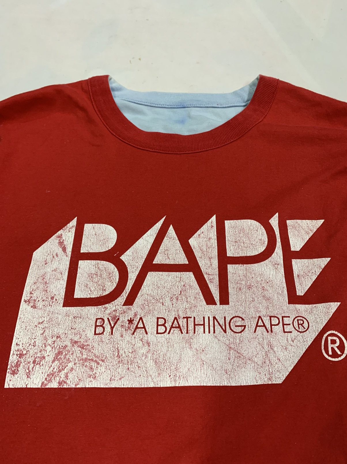 🔥OG BAPE REVERSIBLE L/SLEEVES TEE - 14