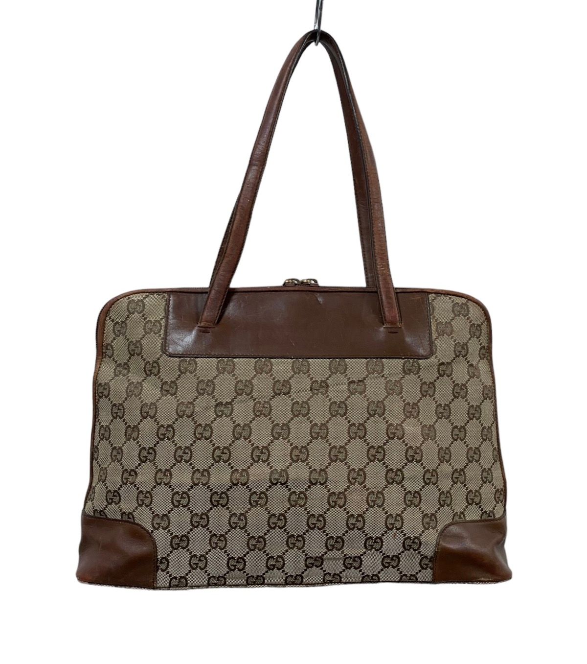 Vtg🔥Authentic Gucci GG Canvas Handbag - 2