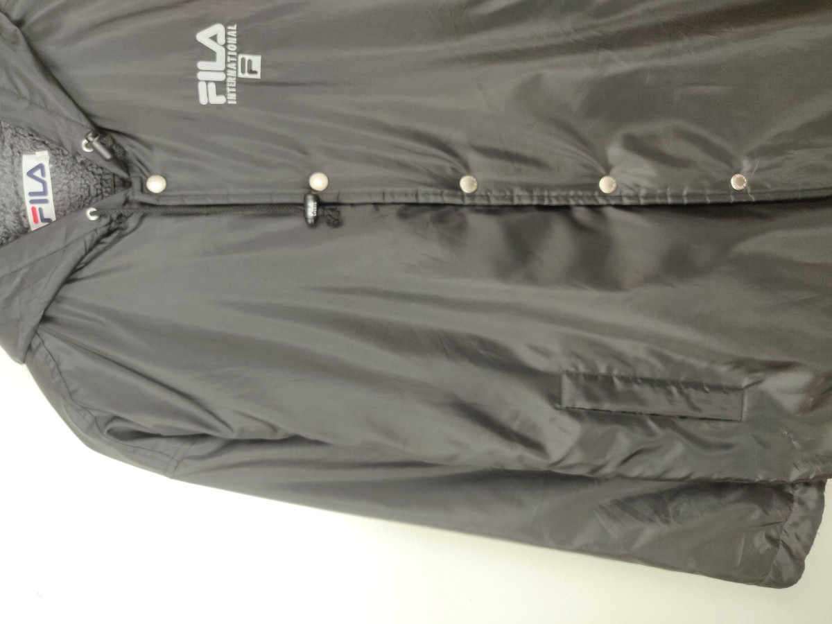 Fila - Raincoat Snap Button Long Jacket - 4