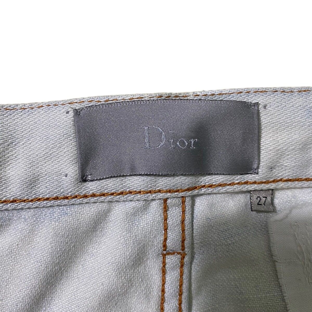 Dior Homme SS06 Dirty Snow Denim Jeans - 9
