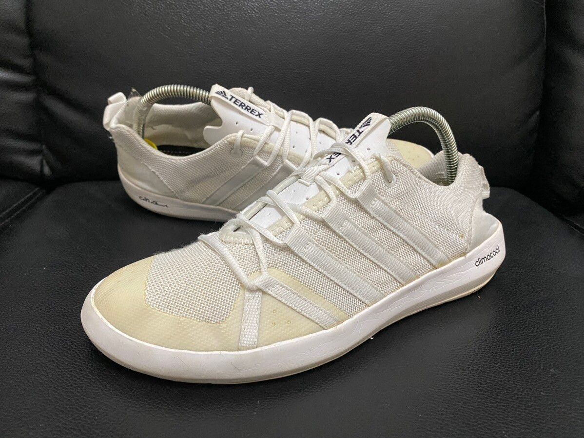 ADIDAS TERREX Water Drainage Sport Outdoor Shoes All White - 1