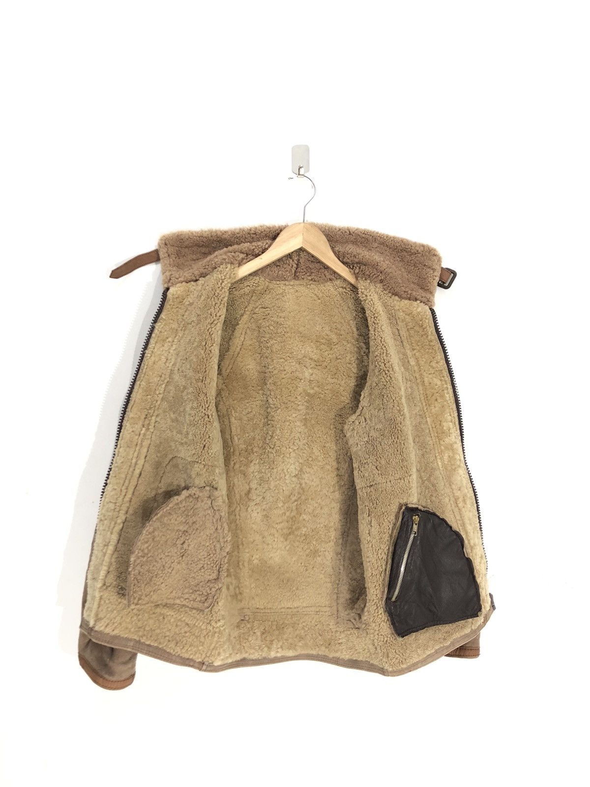 Sheepskin Coat - B3 Sheep Skin Jacket - 2