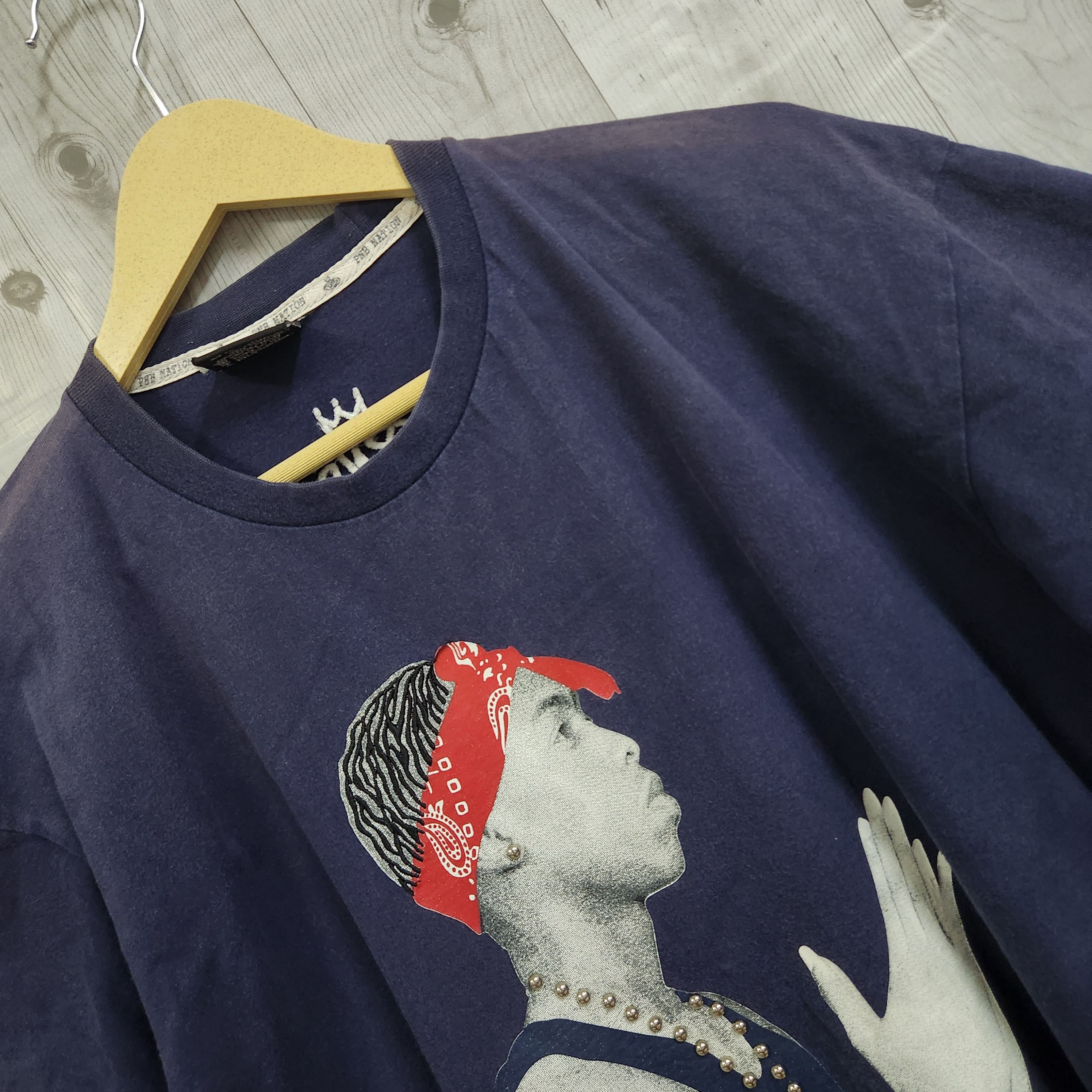 Japanese Brand - Tupac Shakur Rap Tees PNB Nation The Foundation TShirt - 2