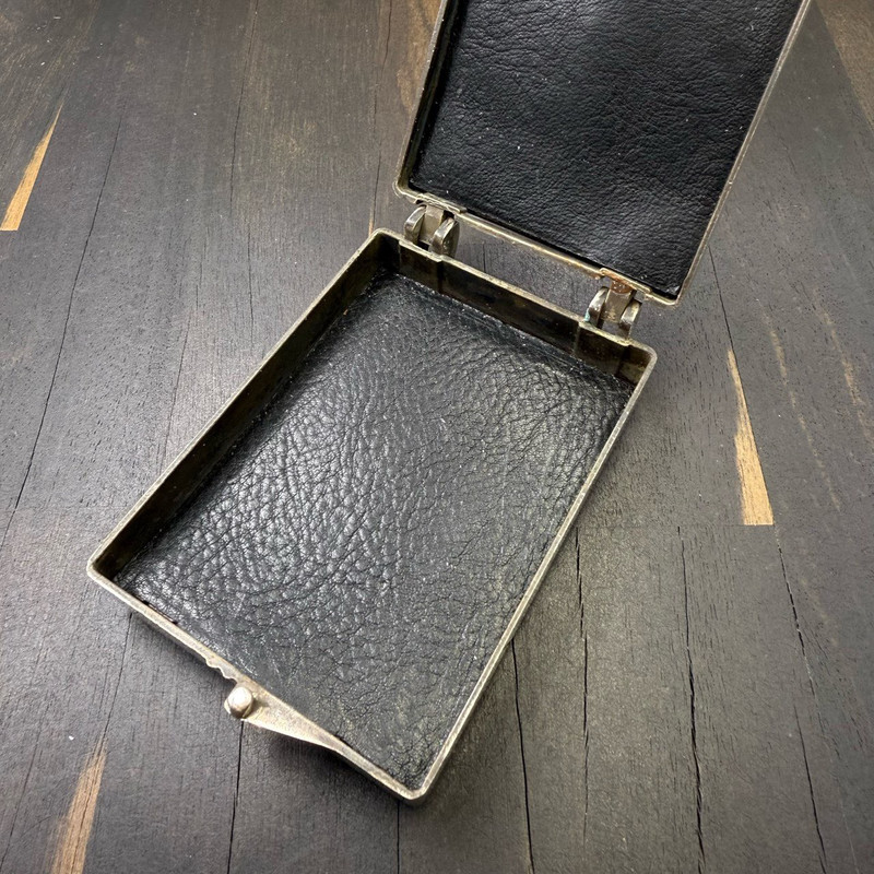 Chrome Hearts Chrome Hearts Cross Leather Cigarette Case