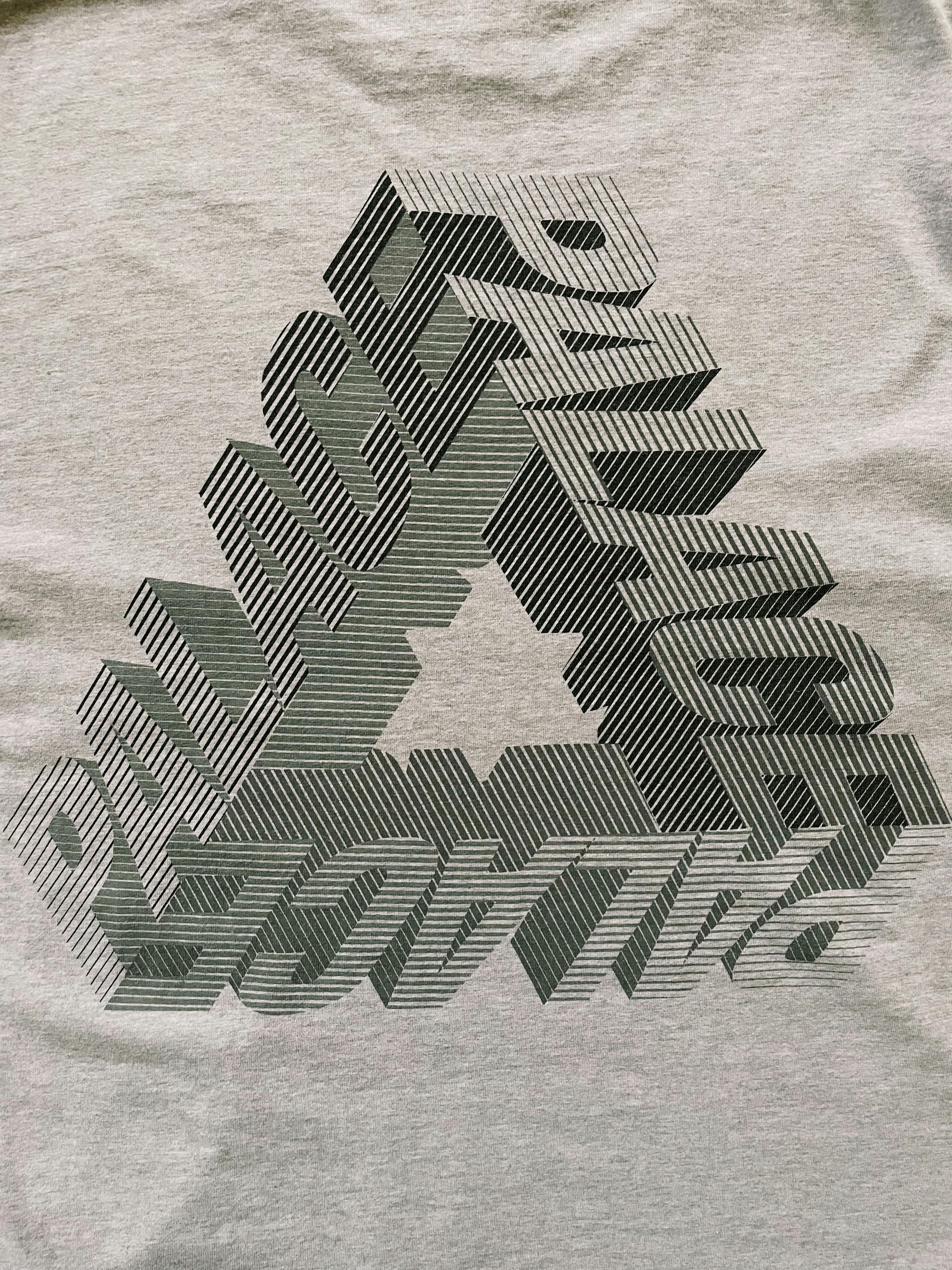Palace P-3D Tri-Ferg Longsleeve T-shirt Gray - 4