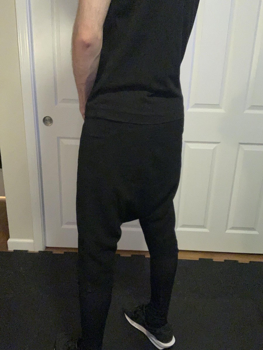 Rick Owens AW10 Wool Drop Crotch Trousers [Fits Like 32-36] - 2
