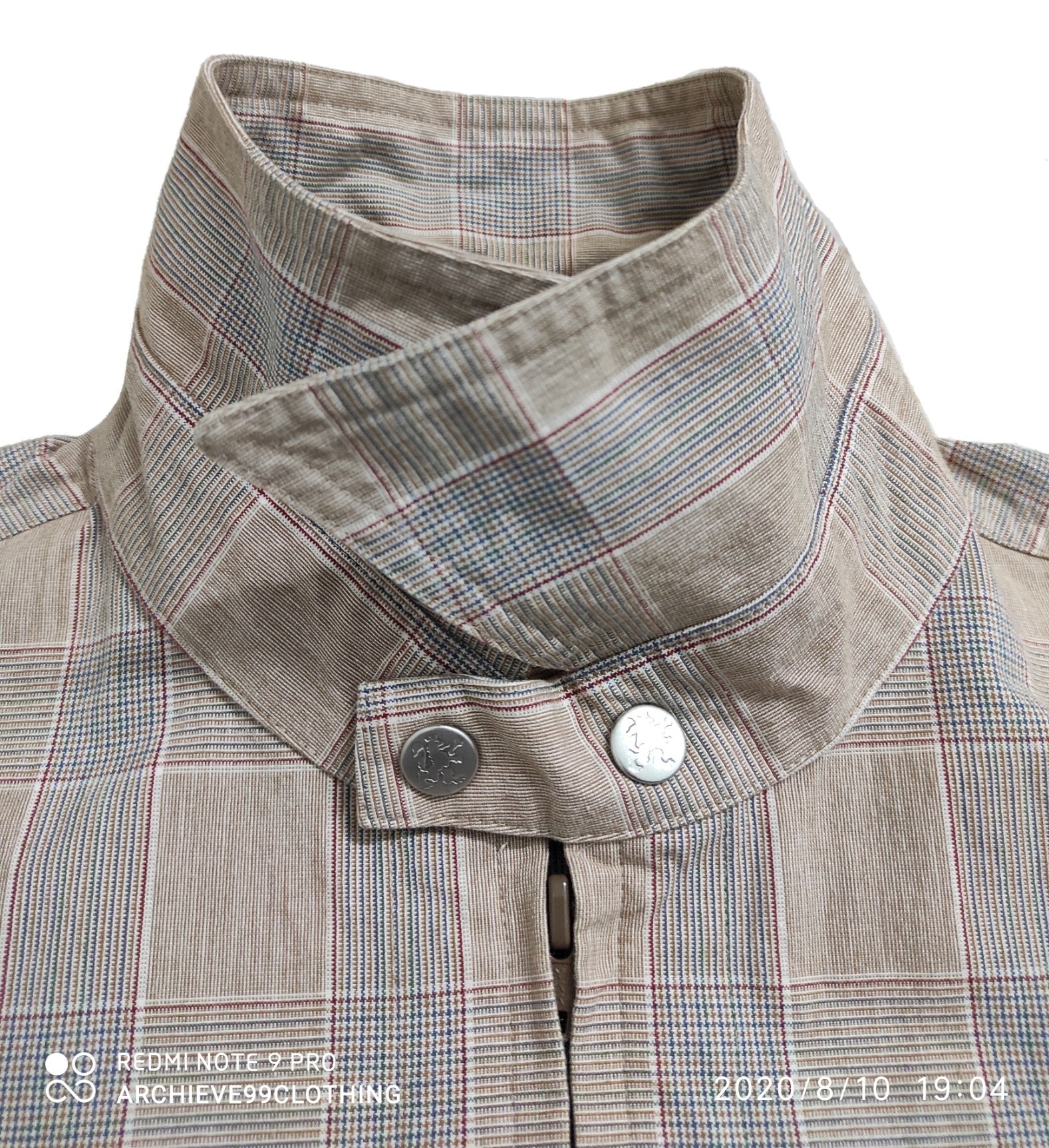 Harrington gingham check plaid Jacket - 7