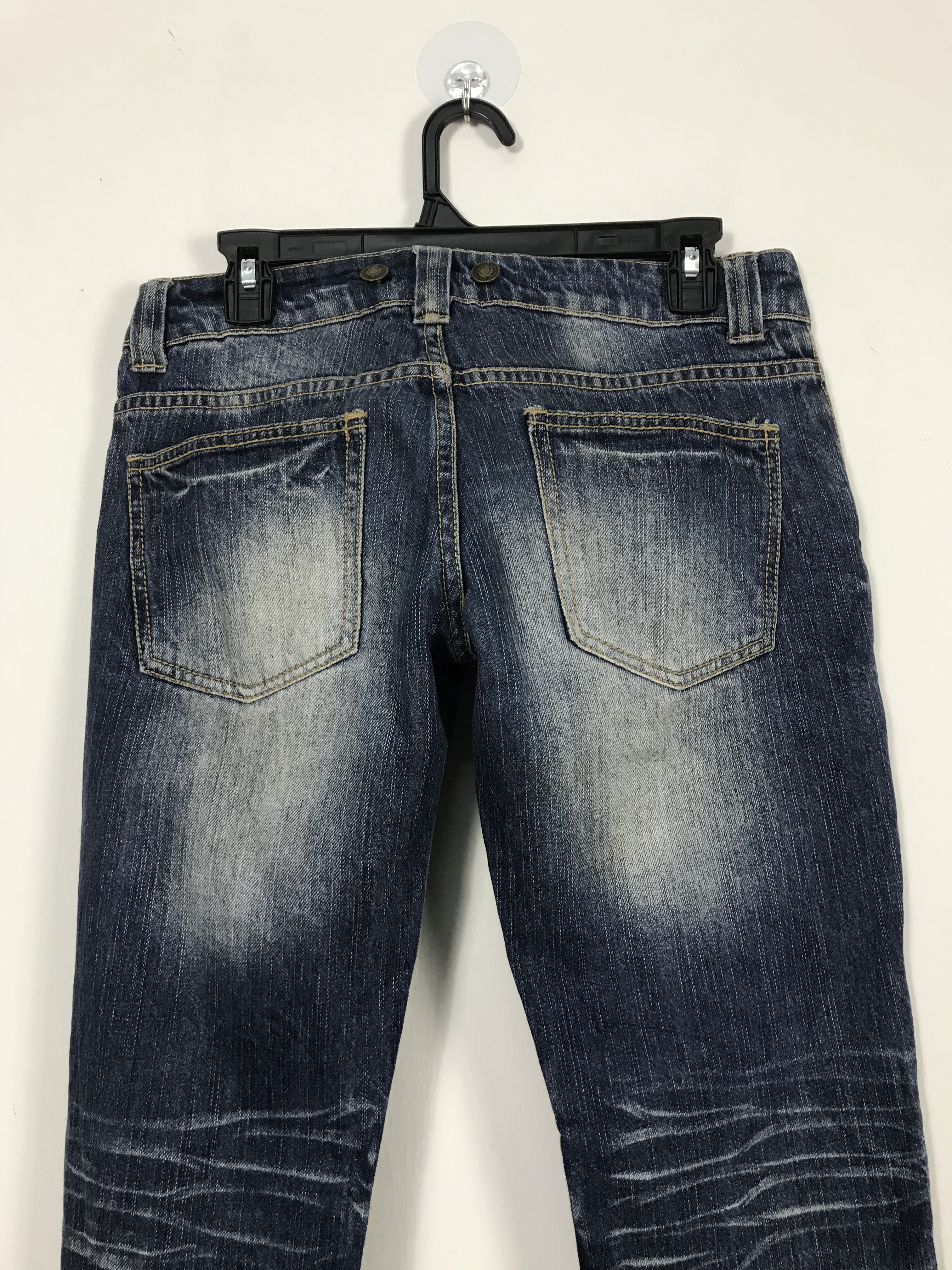 Distressed Denim - Japan Patched Distressed Jeans #2278-A - 12