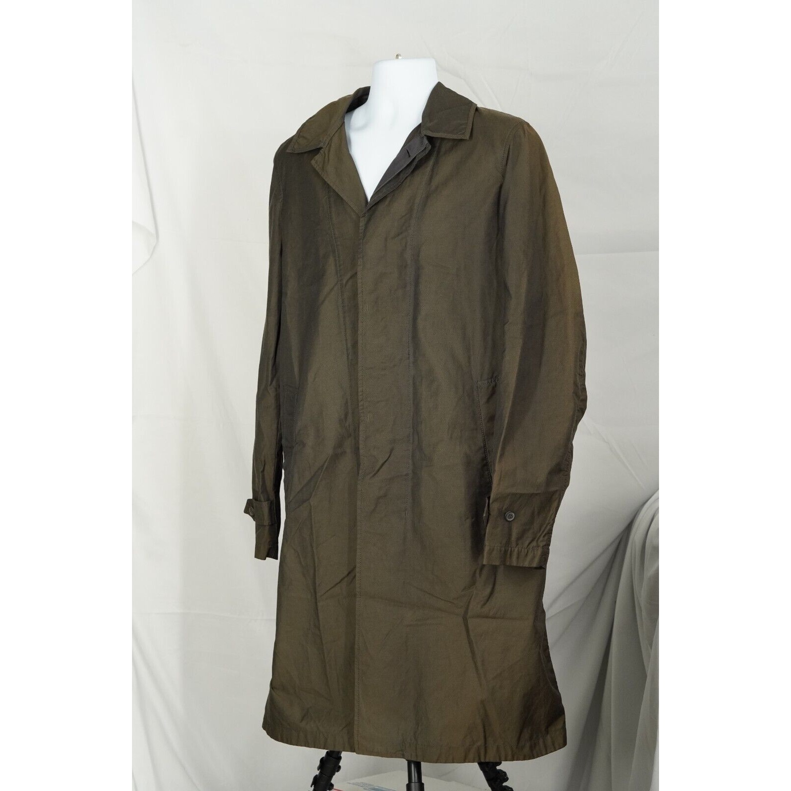 Lanvin Trench Coat Brown Iridescent - Sz 50 - 2