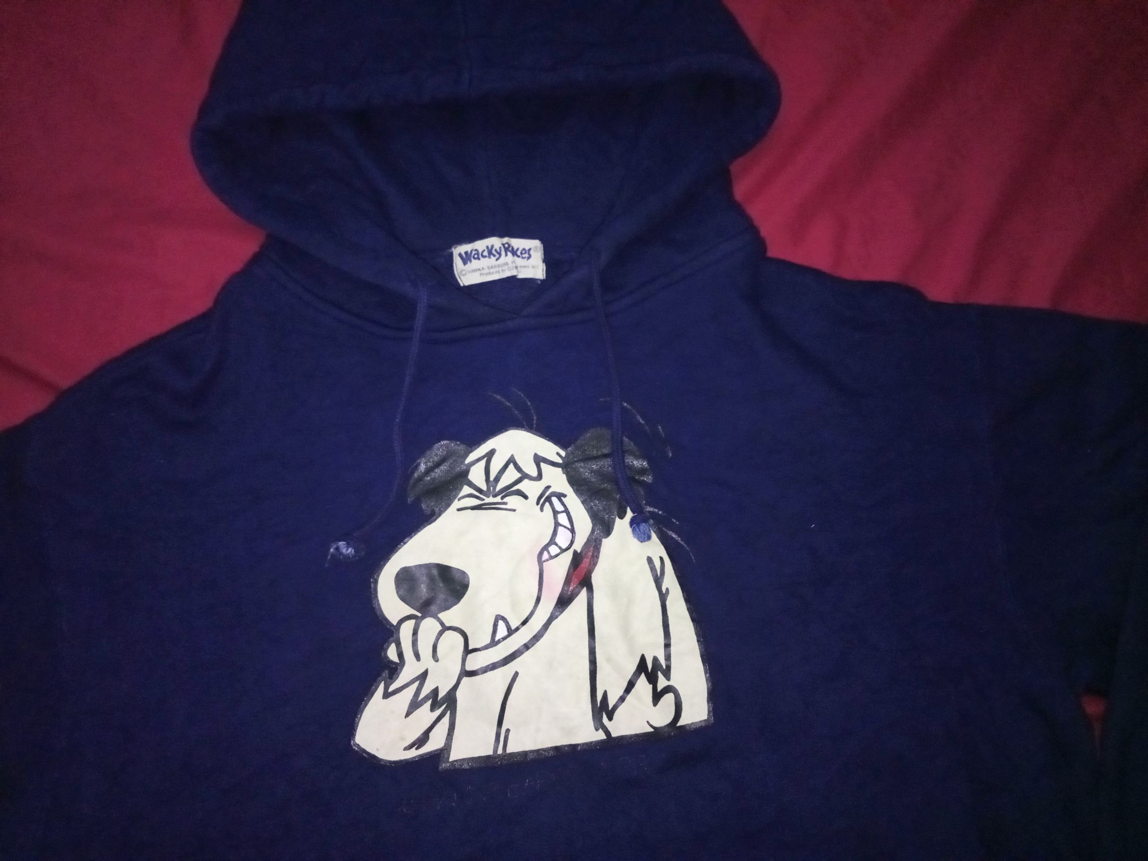 Vintage - Vtg Hanna Barbara Wacky Wacky Races Muttley sweater hoodie - 1