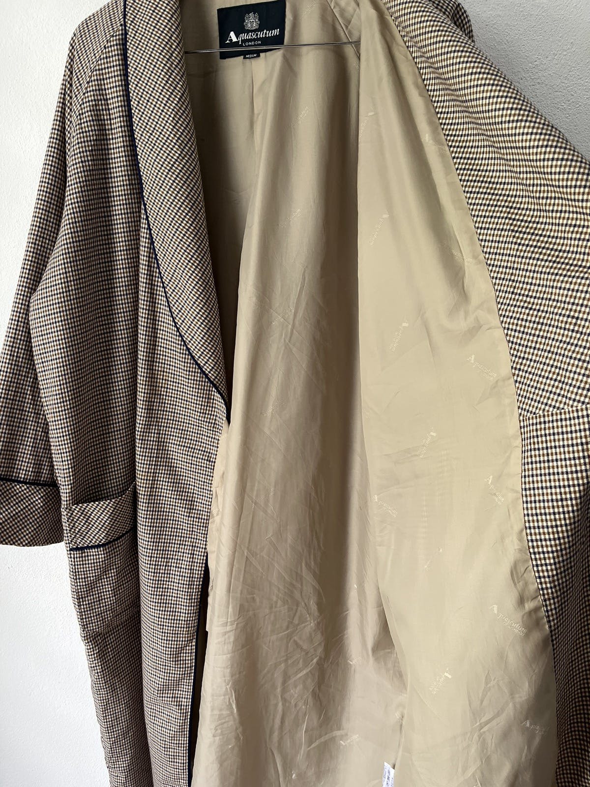 Vintage - Aquascutum Bath Robe / Nightwear Long Robe - 4