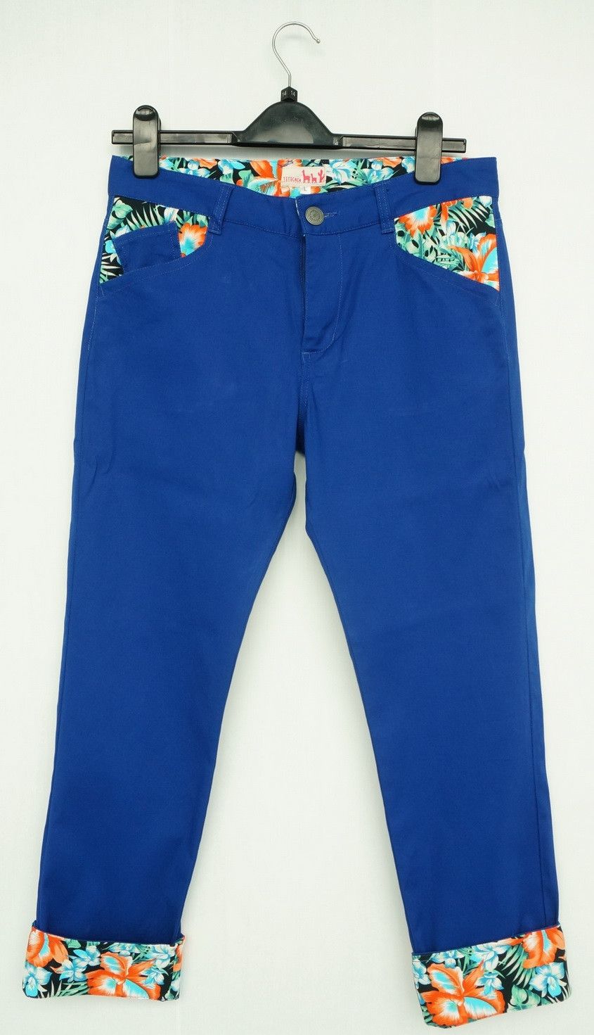 Japanese Brand TITICACA Floral Pocket Women's Casual Pants - 1