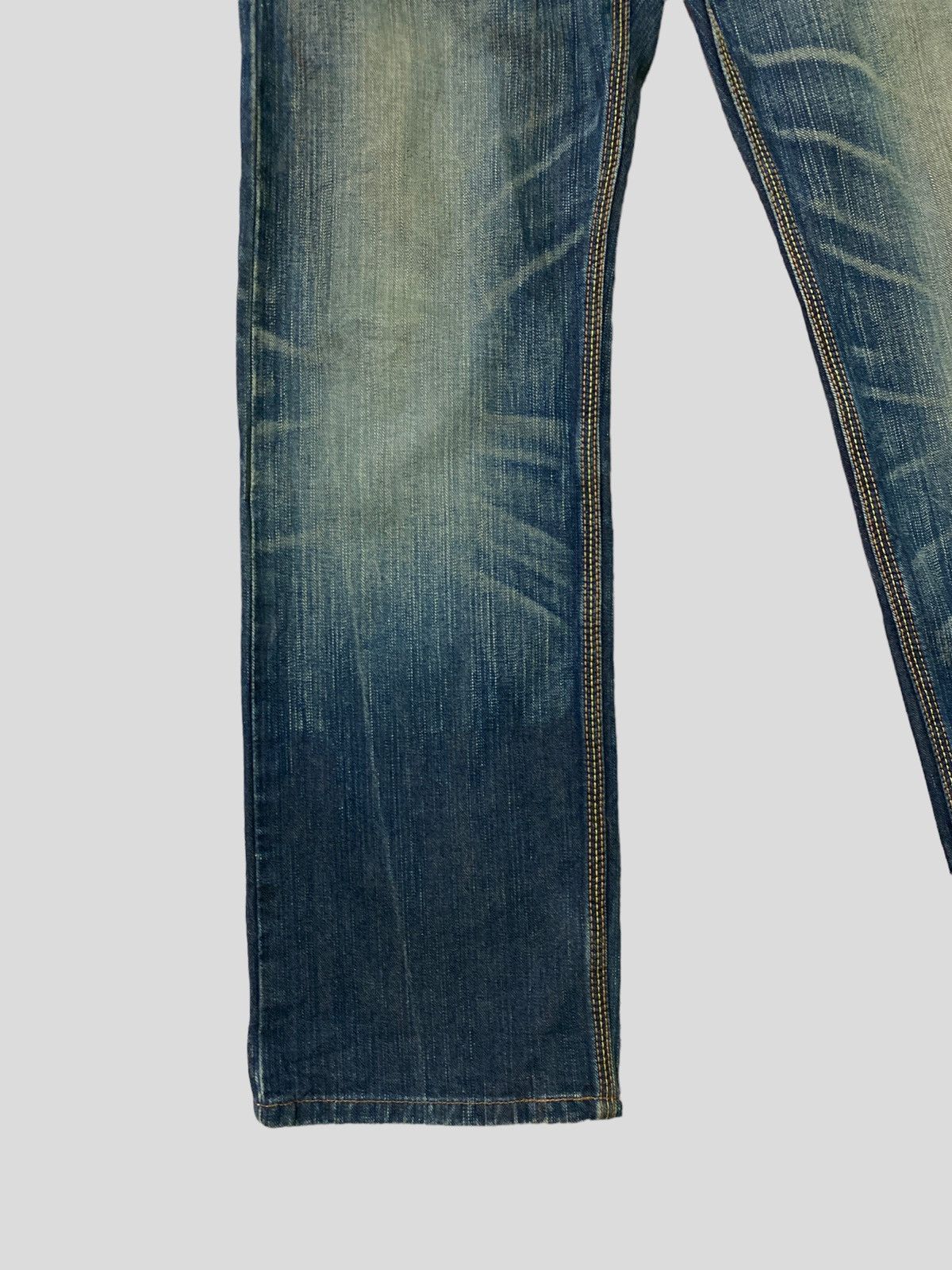 DOUBLE WAIST EDWIN CLAW MARKS MUDDY WASH DENIM - 7