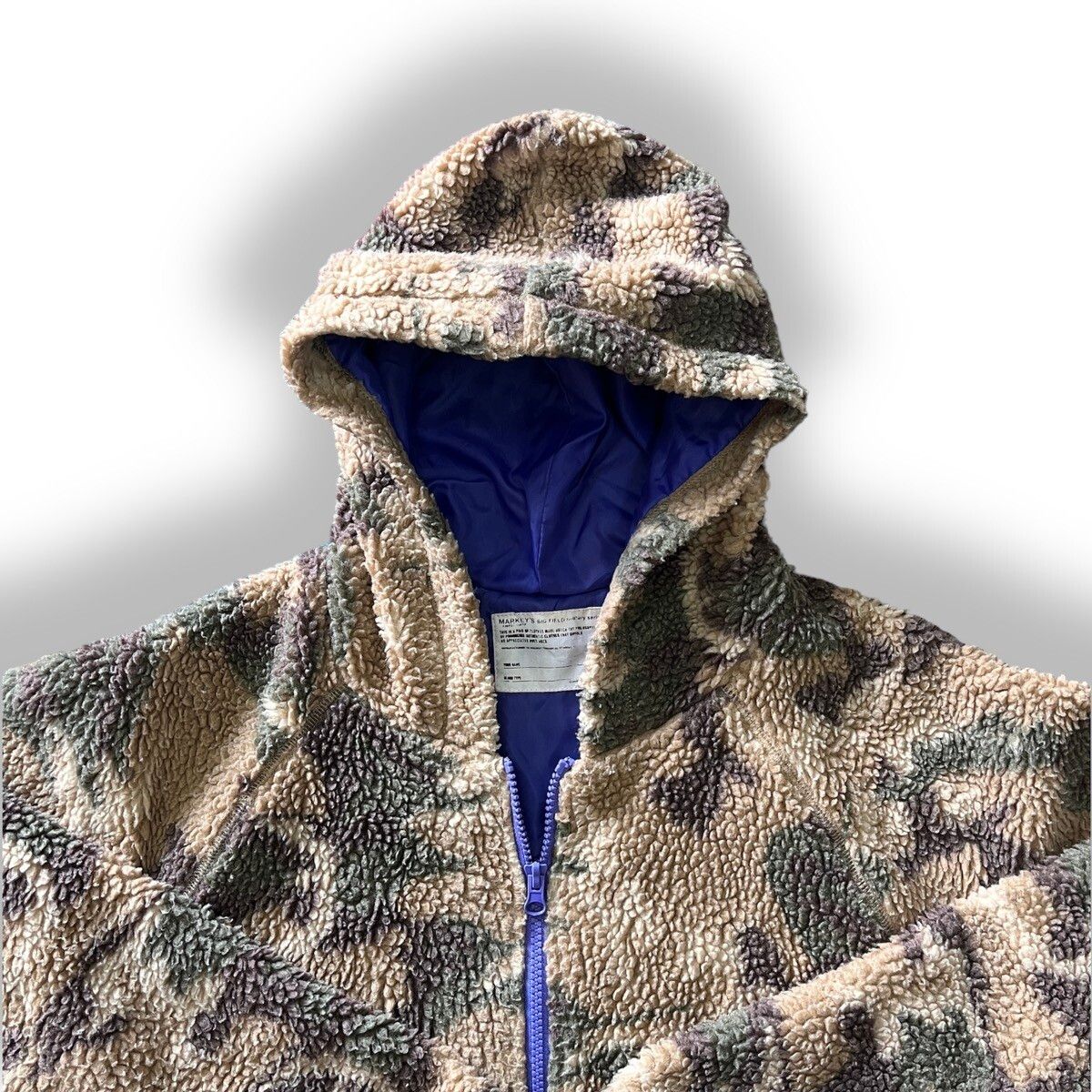 Military - Markey's Big Field Camouflage Sweater Hoodie Japanese - 3