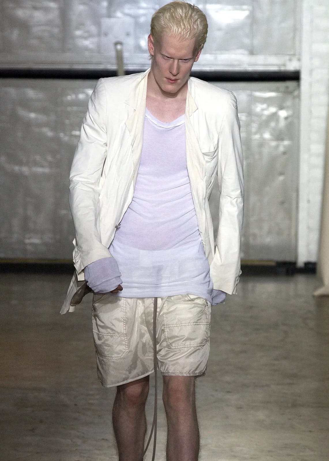 S/S03 Suckerball Look 46 Leather Blazer - 1