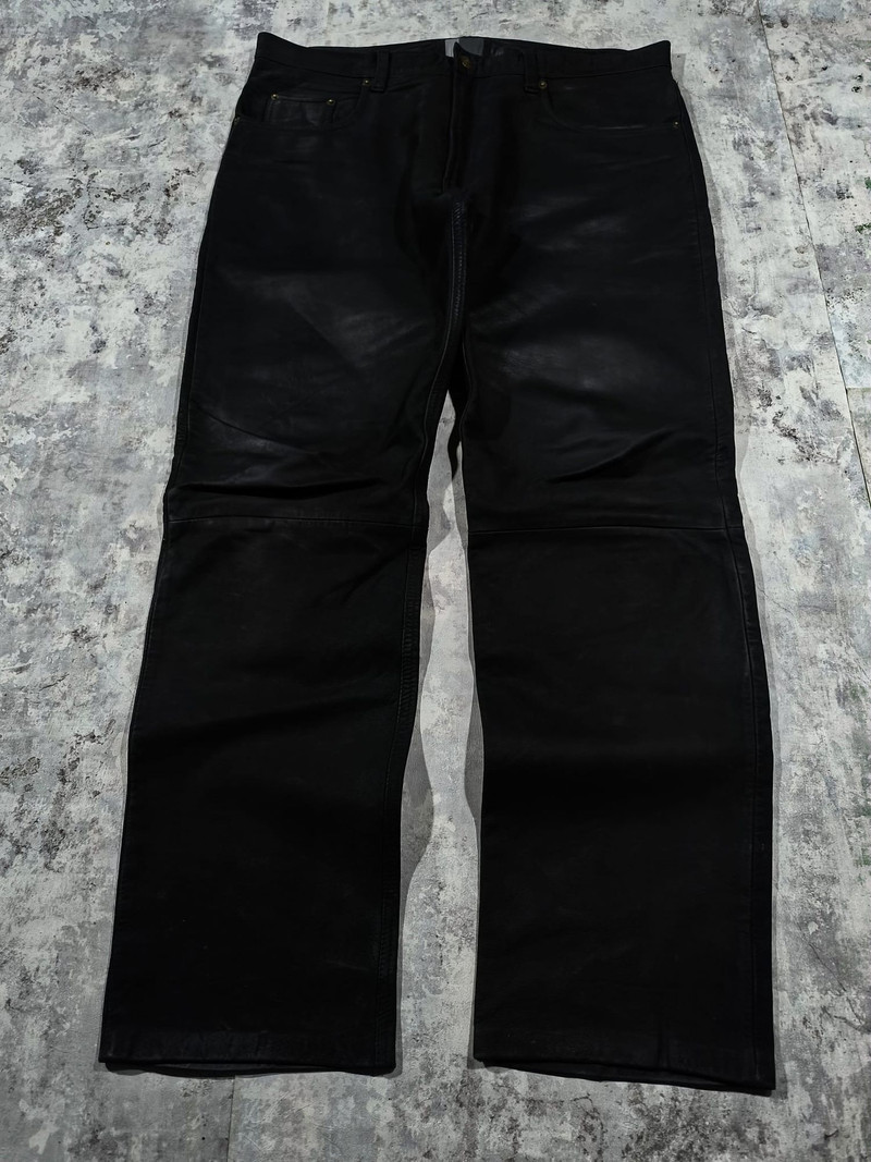 avantgarde leather pants issey miyake rick owens rockstar - 1