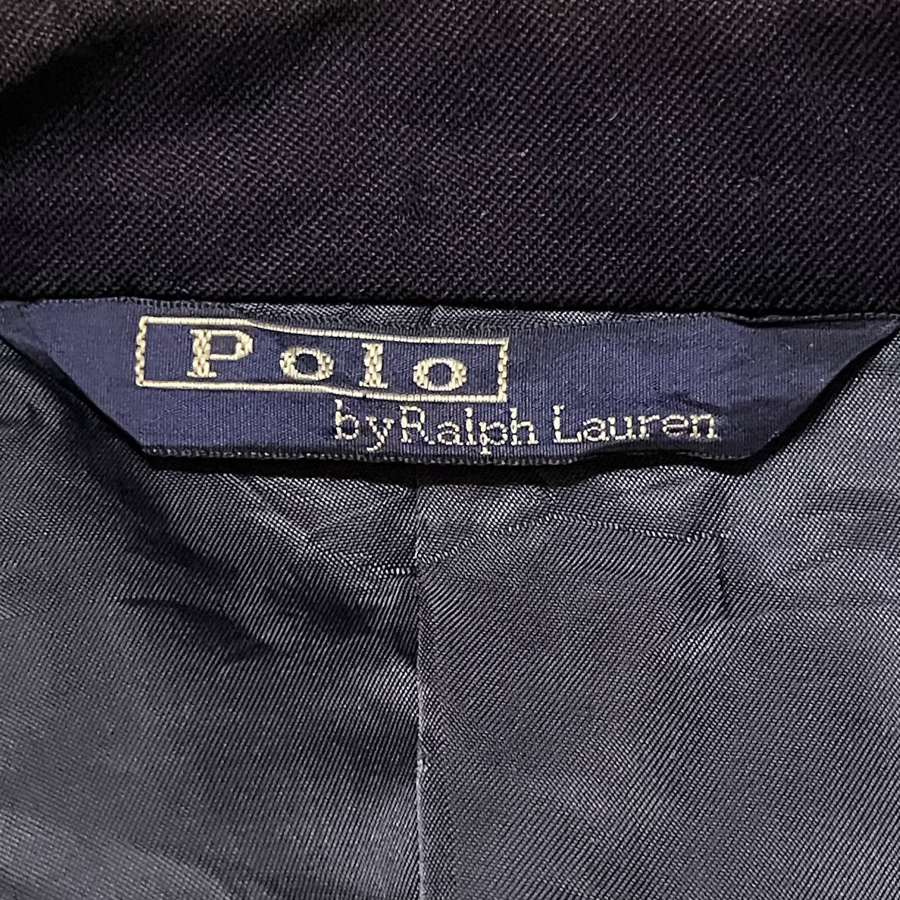 Vintage 90's Polo Ralph Lauren Gold Button Wool Blazer - 13