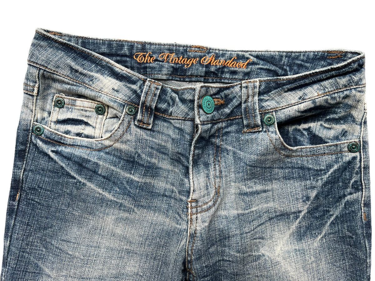 Hype - Vintage Standard Distressed Lowrise Flare Denim Jeans 29x32 - 6