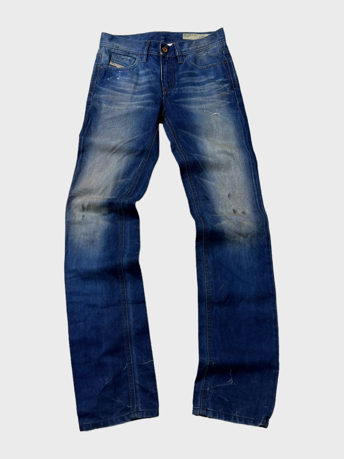 Diesel Jeans Distressed Mud Washed Denim Luxury - 1