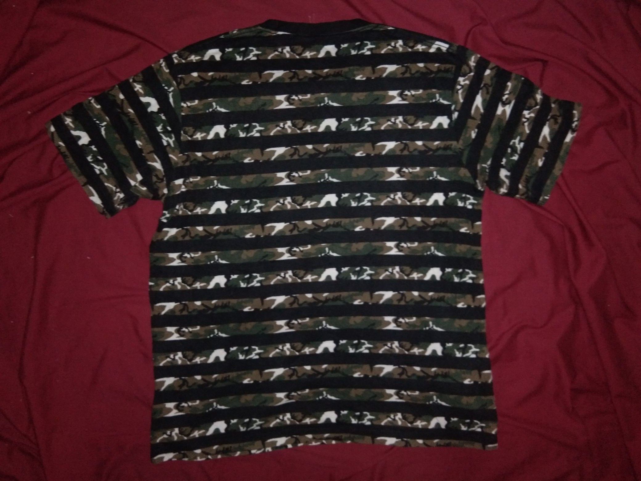 Uniqlo - Andy Warhol Camo Stripe tshirt AOP fullprint pop art - 3