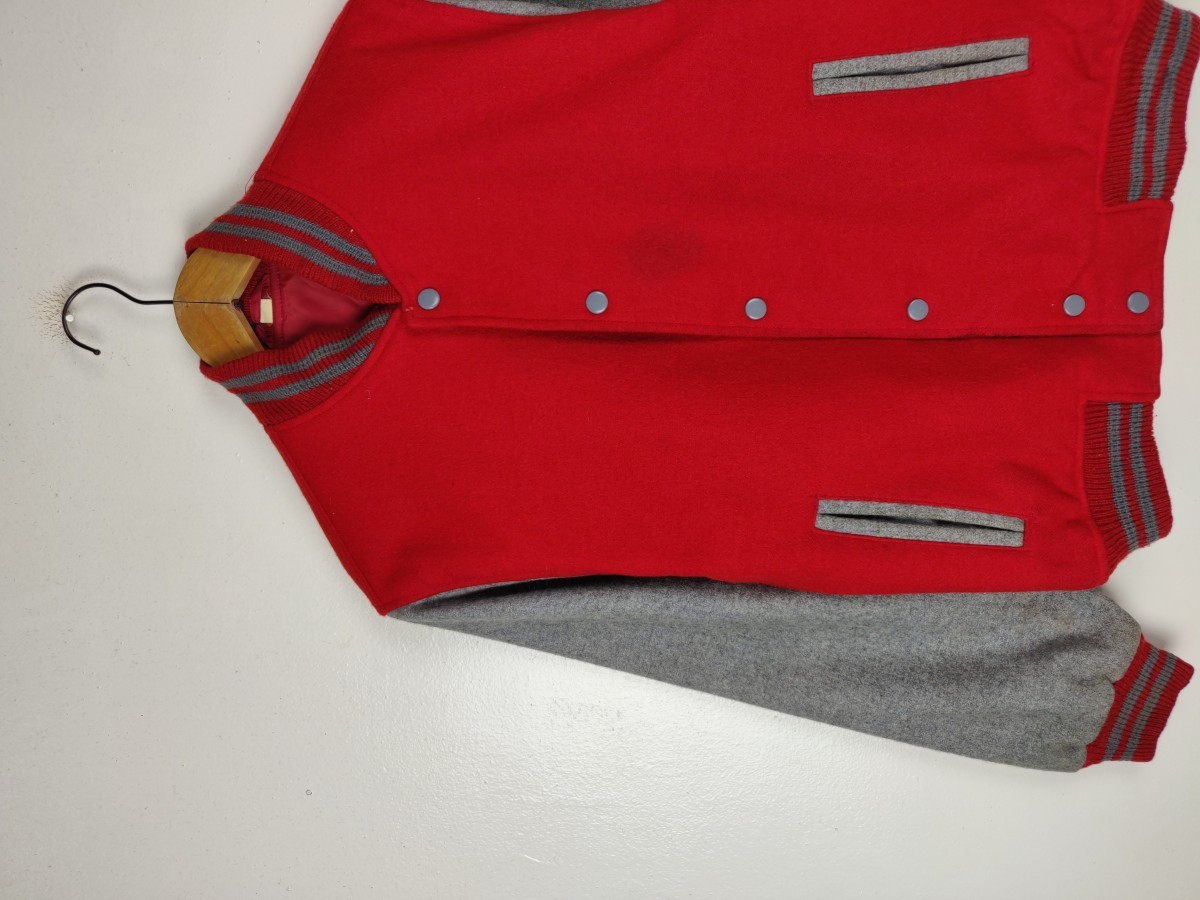 Varsity - Jacket Streetwear Tops Mens Wool Coat - 4