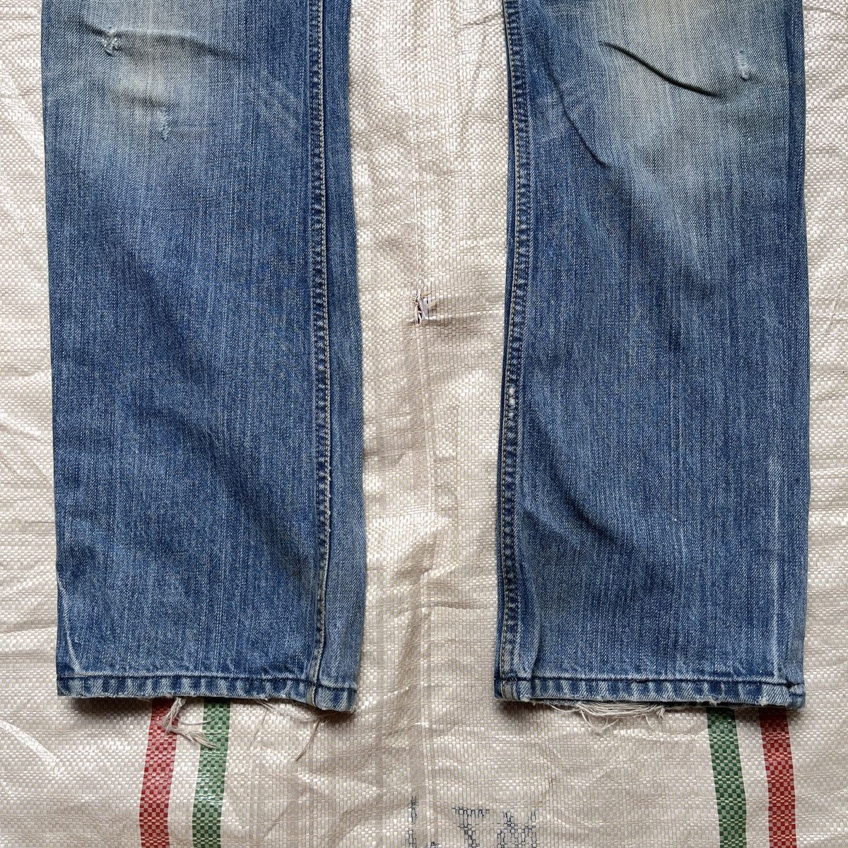 Distressed Diesel Black Zatiny Denim Jeans Made In Italy - 16
