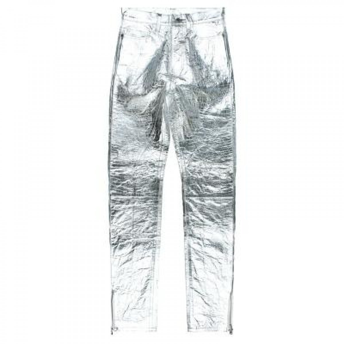 Takahiromiyashita The Soloist. - SS17 Silver leather pants - 2