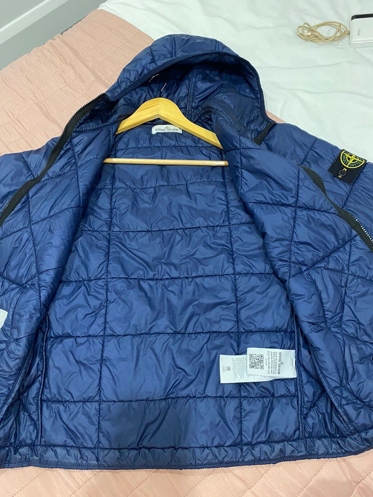 Authentic Stone Island Quilted Micro Yarn Jacket - 21
