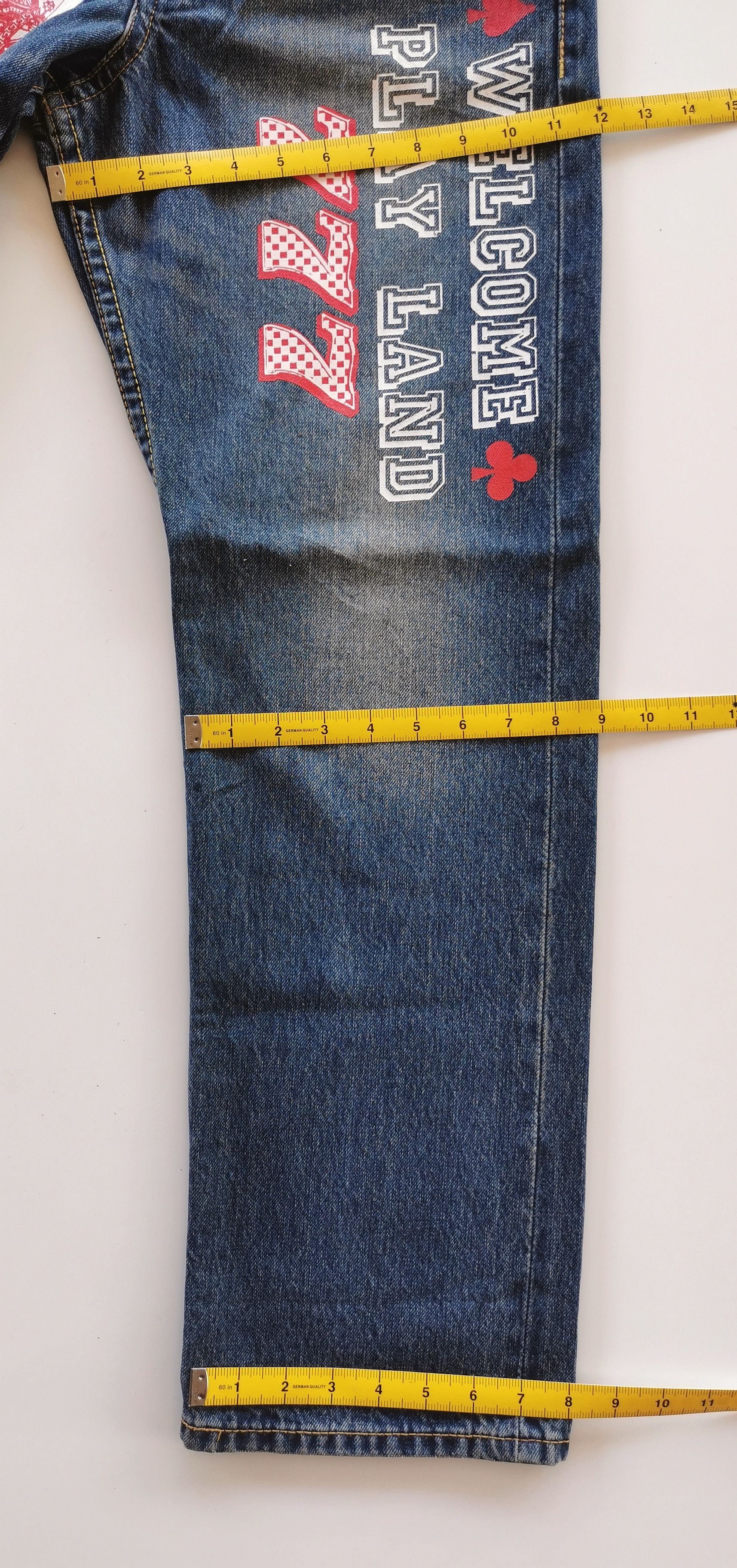 If Six Was Nine - CoAndLu Casino Printed Selvedge Denim Jeans - 14