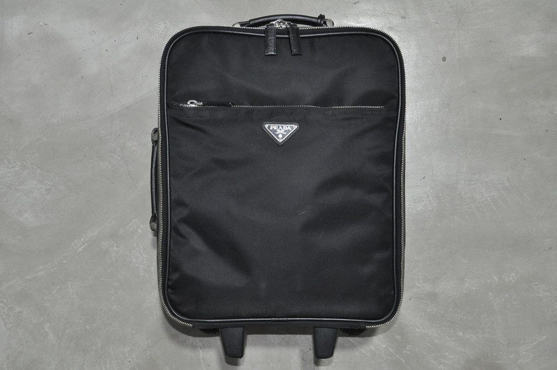 Prada - S/S 10 - Saffiano-Trimmed Tessuto Trolley - 1