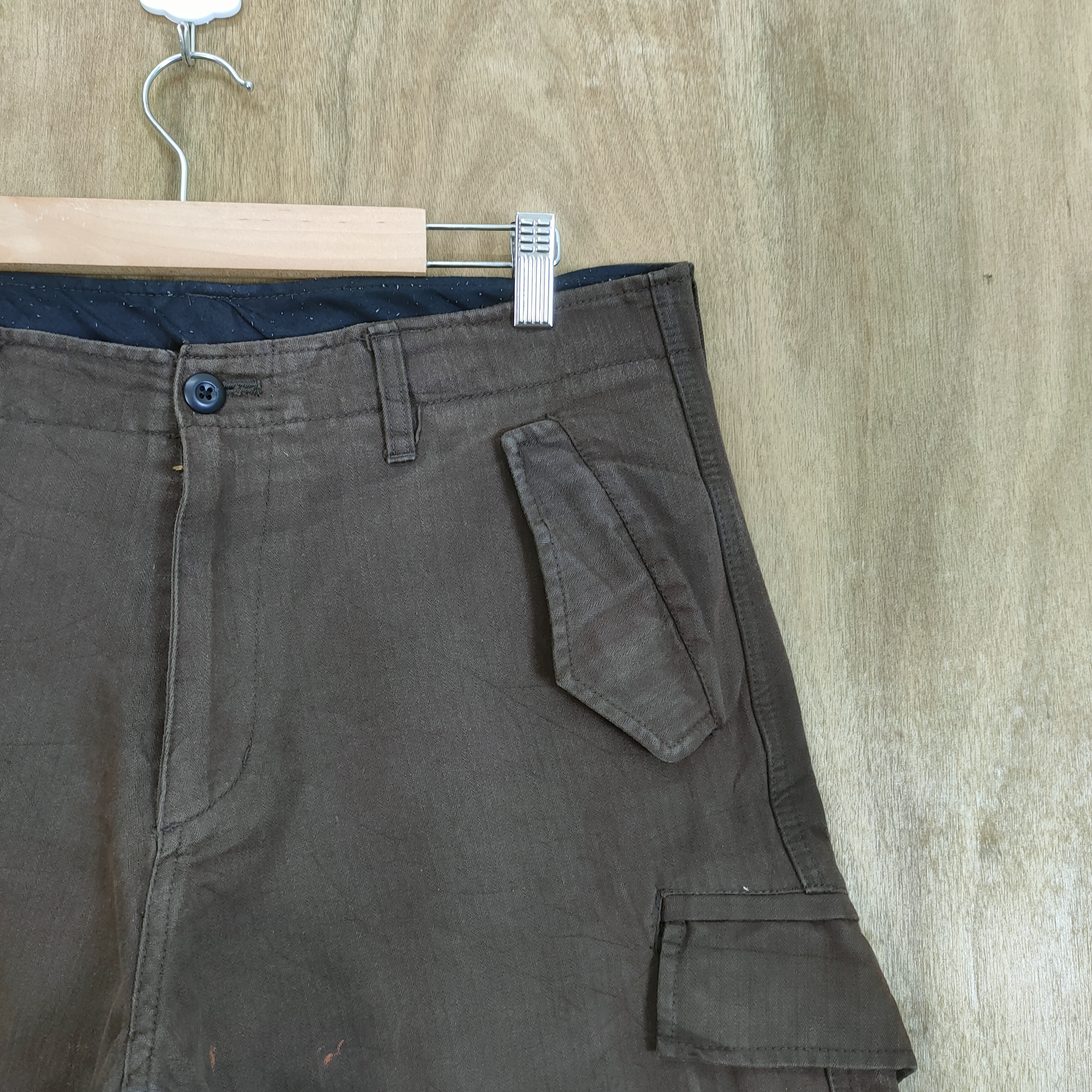 Vintage - PPFM BROWN CARGO PANTS - 7