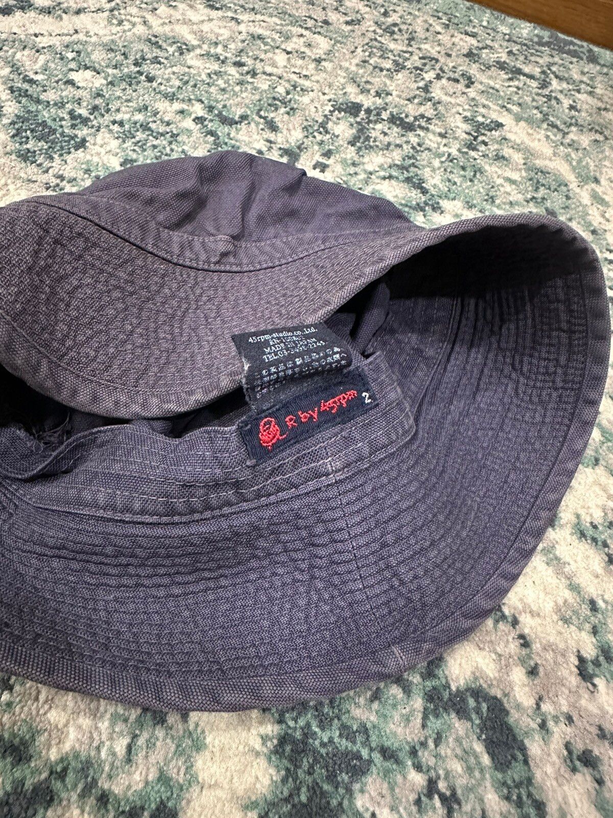 Rare Design R By 45rpm Kapital Boro Style Bucket Hat - 4
