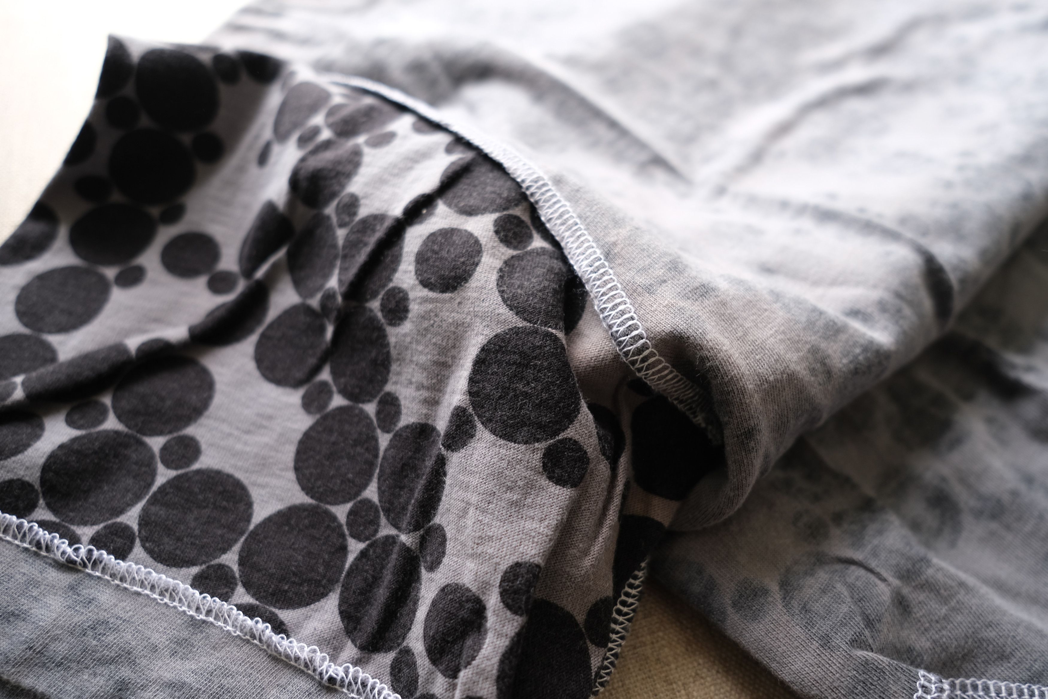 SS09-Runway Cotton Dot Print Cut & Sewn Shirt - 9
