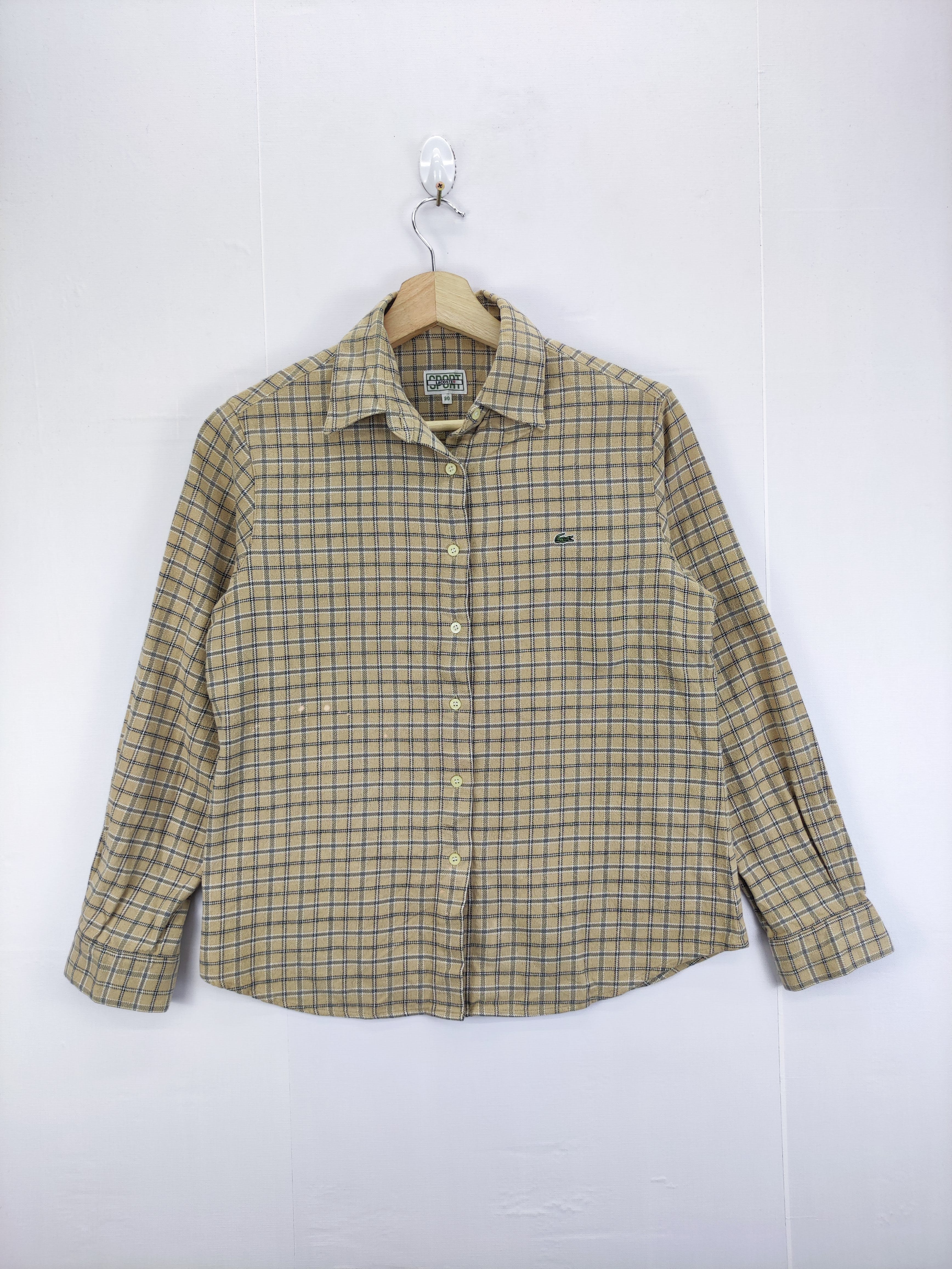 Vintage Lacoste Sports Checkered Shirt Button Up - 1