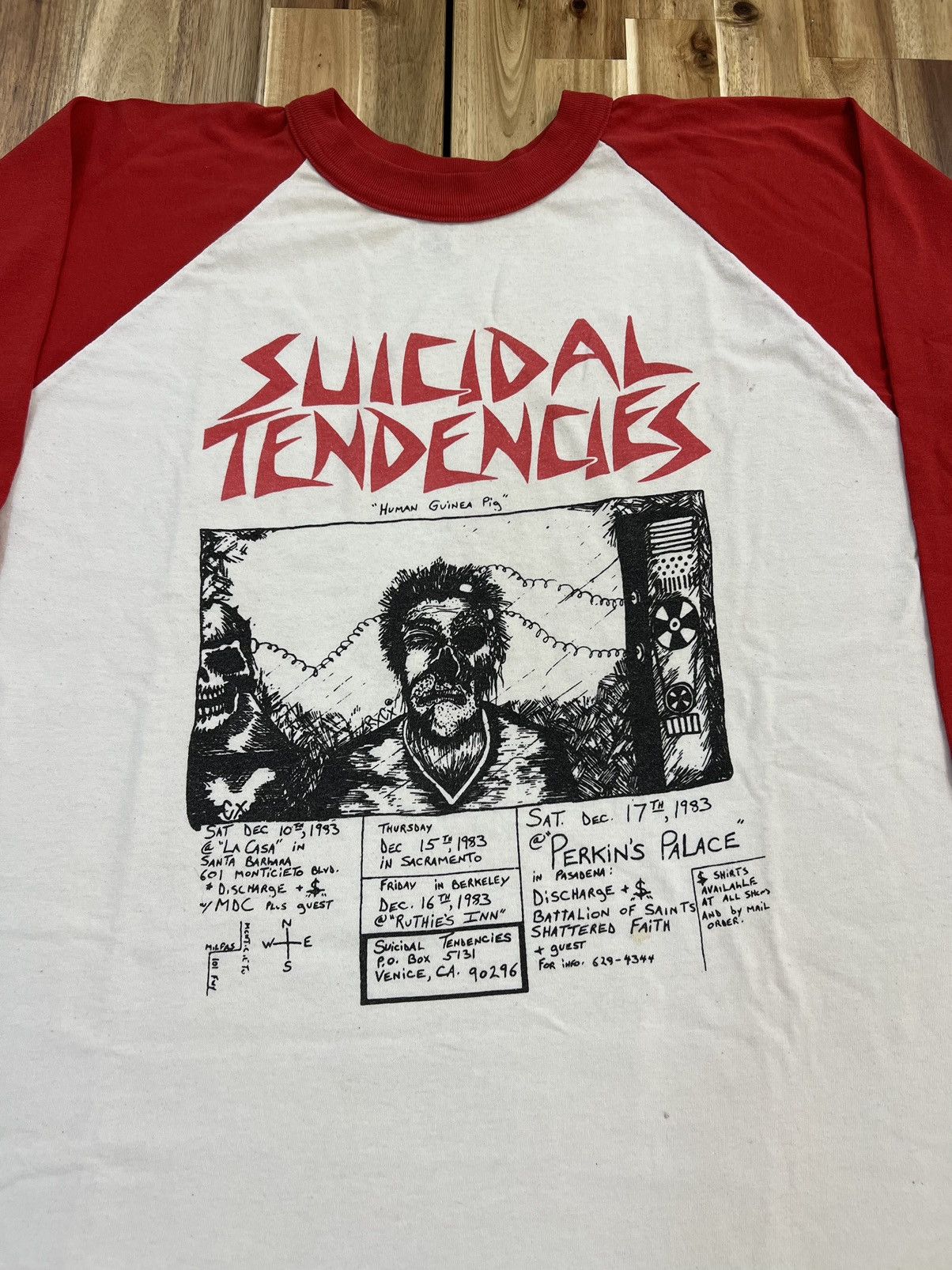 VINTAGE 1983 SUICIDAL TENDENCIES PUNK T-SHIRT - 2